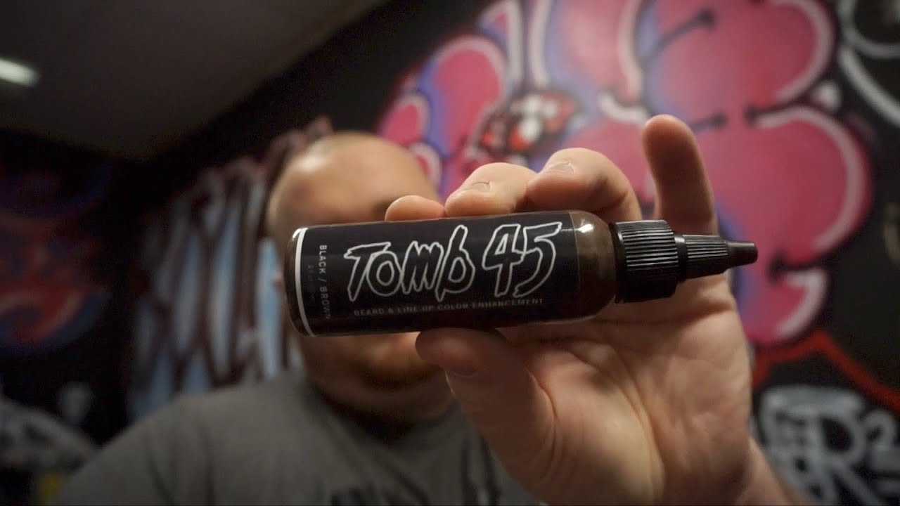 Tomb45 No Drip Beard & Line-Up Color Enhancement Brown/Black