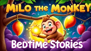 Kids Moral Story | Milo the Monkey and the Magical Mango Tree || Bedtime Stories | Animated Tales