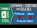 EXCEL - SÉPARER LE CONTENU D'UNE CELLULE (Avec la formule FRACTIONNER.TEXTE) 🔀