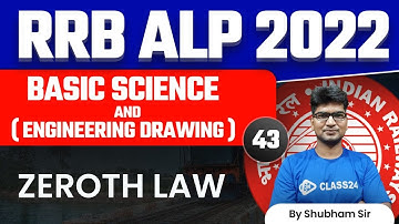 RRB ALP 2022-23 | Zeroth Law by Shubham Sir | Class24