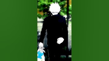 Gojo walk in the rain without an umbrella | Jujutsu kaisen | stylish Star ✨😍 | #anime #gojo