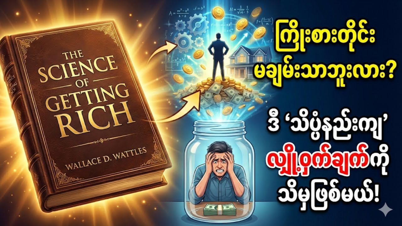 ကြိုးစားတိုင်း ဘာလို့ မချမ်းသာတာလဲ? (ဒီလျှို့ဝှက်ချက်ကို သိမှဖြစ်မယ်) 🛑💰