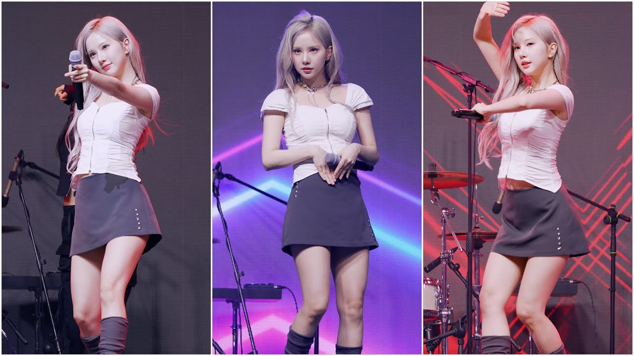 [8K] 250524 비비지 은하 VIVIZ EUNHA - BOP BOP!, MANIAC, Shhh! 직캠 Fancam @2025 대학가요제