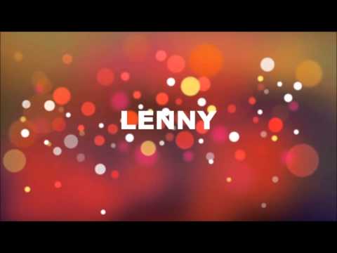 Joyeux Anniversaire Lenny Youtube