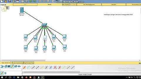 MEMBUAT RANGKAIAN JARINGAN 1 SERVER 10 CLIENT DENGAN MENGGUNAKAN DHCP DI CISCO PACKET TRACER