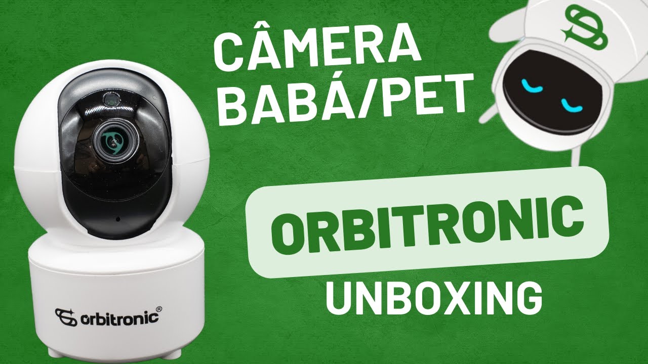 UNBOXING câmera babá/pet da ORBITRONIC. YouTube