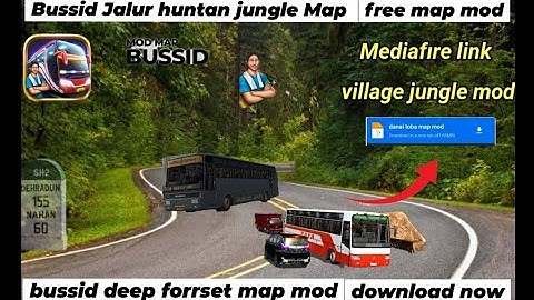 Map Mod Bussid 3.7- New Jalur Huntan Jungle map mod for bussid |Bussid jungle hill map mod #bussid
