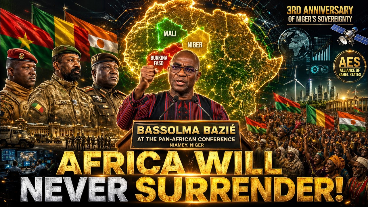 Bassolma Bazié's Powerful Message Shakes Africa | AES, Niger, Mali & Burkina Faso Unite fo