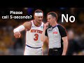 Refs refuse to call 5-second violations, a breakdown