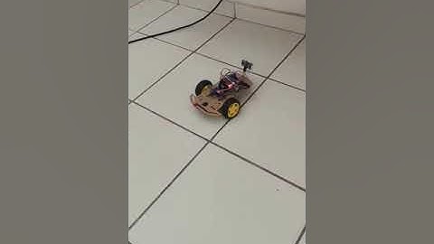 Protótipo de projeto integrador FATEC Mogi Mirim, carrinho AGV com Arduino.