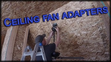 Installing a ceiling fan on a 45 pitch
