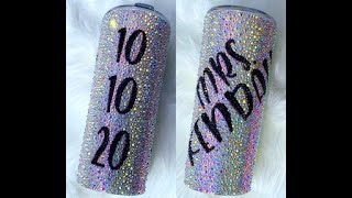Bling cup - scatter method & decals