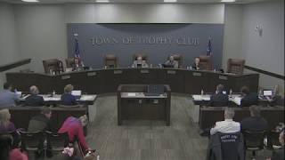 Town Council Regular Session Meeting - February 13, 2018