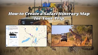 How to Create a Safari Itinerary on Map #mapog #viral #itinerary #video #travel #viralvideo #map screenshot 4