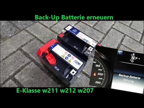 Mercedes-Benz Backup Batterie Störung / Erneuern - Einbauen
