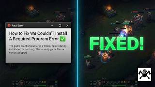 How to Fix We Couldn'T Install A Required Program Error ✅