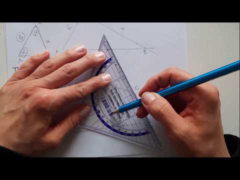 Video: Kako Najti Sinus Kota Vzdolž Stranic Trikotnika