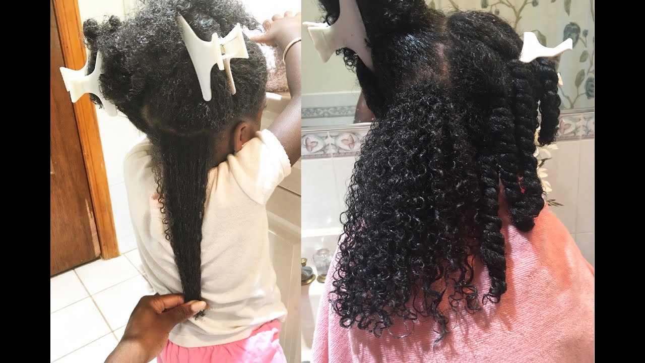 How To Detangle Toddlers Natural Hair Fast With No Tears ...