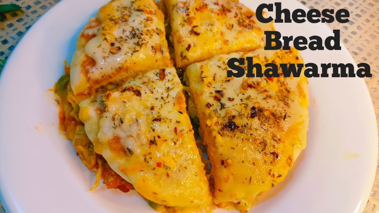 Chicken Cheese Shawarma RecipePizza Bread Sandwich By Tasty Food And Spice YouTube