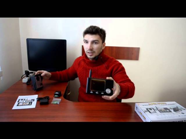 Цифровой беспроводный 2.4 Ghz цветной видео домофон с 3.5 TFT дисплеем (модель CS335K)