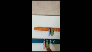 final blend  activity 2 mp,nk,sk ,nd english learning phonics sound final blends activity crafts
