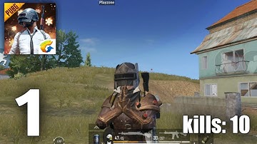PUBG MOBILE - Gameplay Walkthrough Part 1 - SOLO KILLS 10 (Android, iOS)