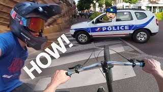 JE RETOURNE EN VILLE (urbain+back flip)