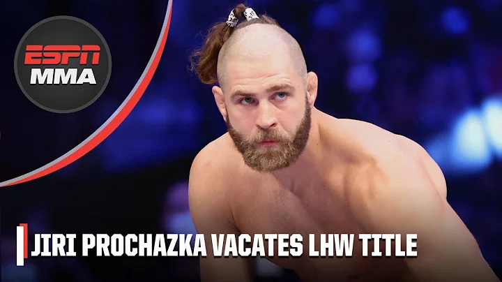 Jiri Prochazka out of UFC 282, vacates LHW title a...