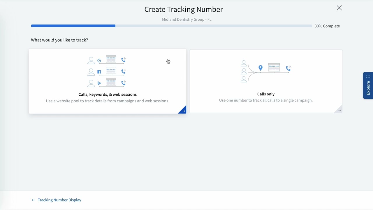 Step 1: Setting up your first tracking number