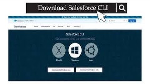 how to install salesforce cli