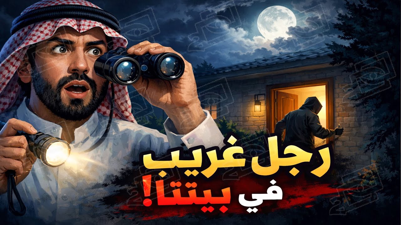 619- رجل غريب في بيتنا