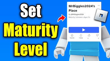 How To Set Content Maturity Level on Your Roblox Game on PC