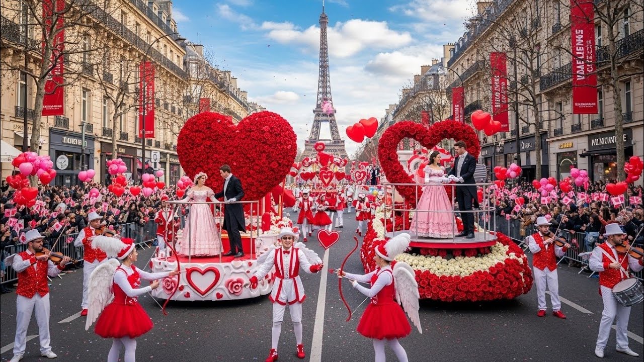 Paris Valentine’s Day 2026 ❤️ The World’s Most Romantic City Celebration