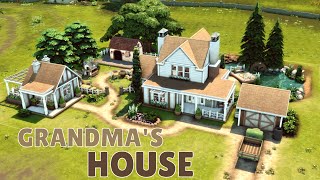 картинка: Дом бабушки Симс 4 🌳 Grandma's house The Sims 4 | Строительство | NO CC