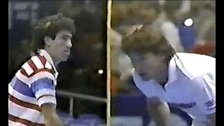 【Mirror image】Gilbert vs Connors（87 Masters） screenshot 4