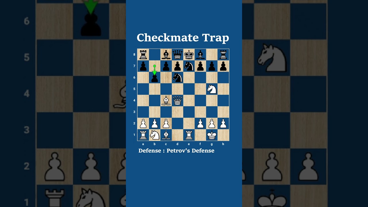 Checkmate Trap in Petrov Defense for White