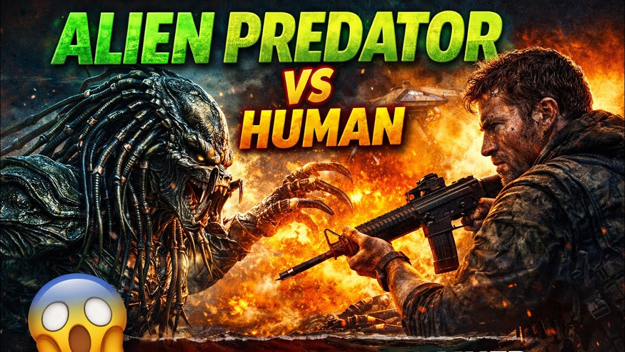Alien Predator vs Human 😱 | Khaufnaak Alien Ki Hunt | Full Movie Explained in Hindi