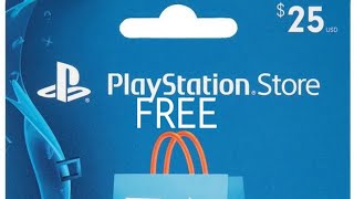 Free 25$ PSN Code Giveaway