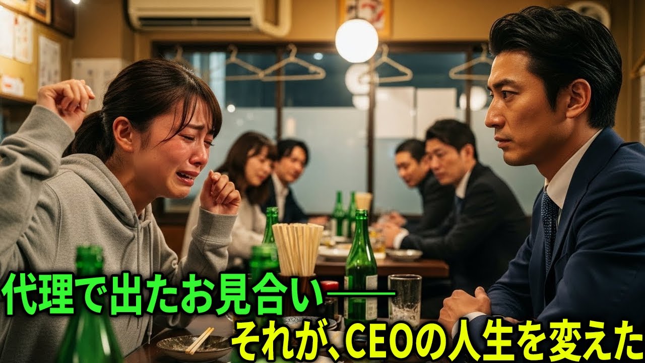 貧しい女性が“代理”で出たお見合い――酒に酔って本音を打ち明けた瞬間、CEOは結婚書類を取り出した。