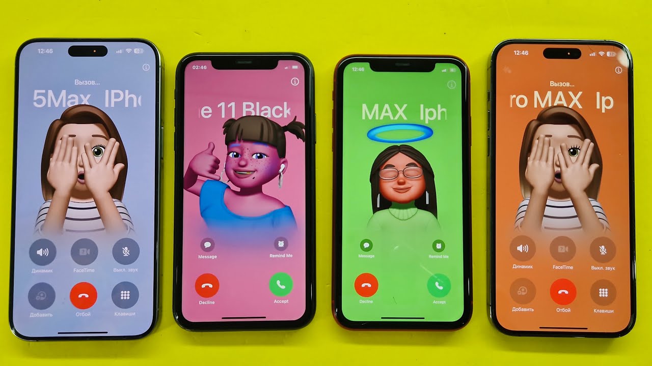 IPHONE FACETIME INCOMING CALLS IPhone 11 vs IPhone 14 Pro Max vs IPhone 15 Pro Max