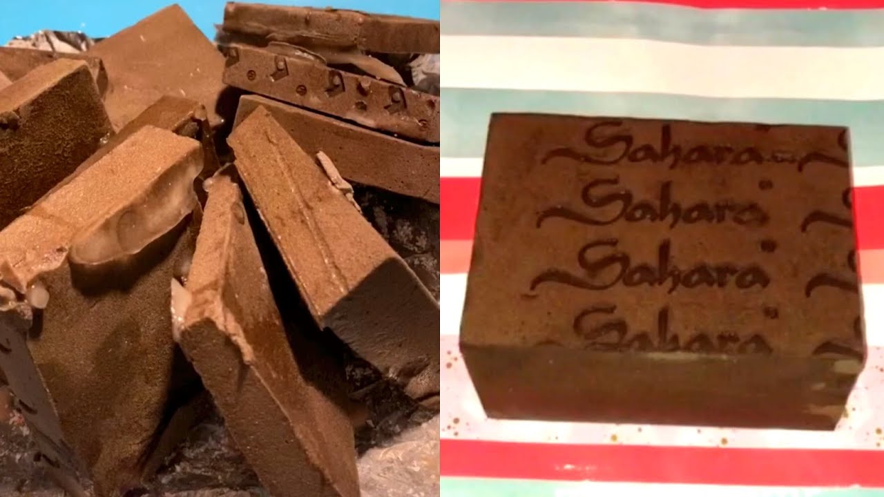 FROZEN |10 minutes of CRUNCHY FROZEN SAHARA floral foam - ASMR