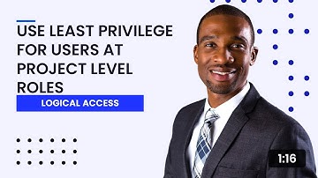 Use Least Privilege For Users at Project Level Roles