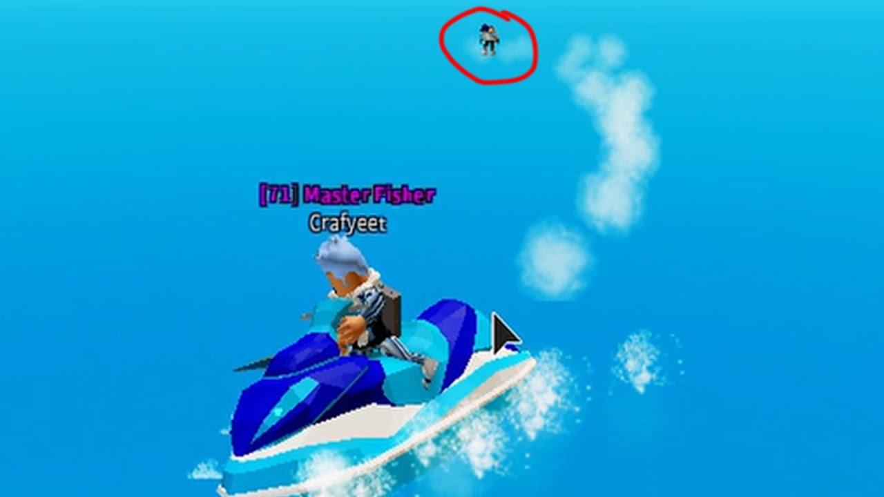 I Found A Glitch in Roblox Fishing Simulator (Jetski Glitch) YouTube