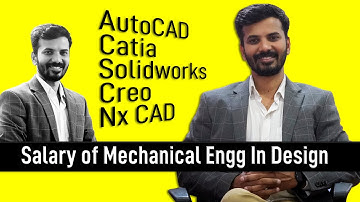 Salary of Mechanical Engineer In Design Software AutoCAD Catia Solidworks Creo Nx CAD