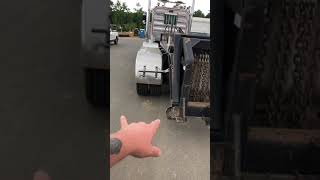 Disconnecting and reconnecting a lowboy trailer