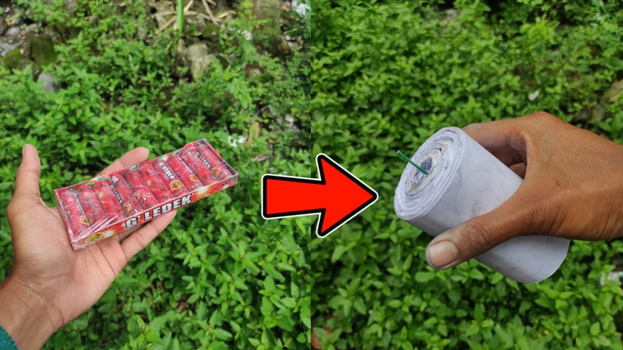 EKSPERIMEN 1 BOK MERCON GLEDEK DIUBAH JADI MERCON KERTAS