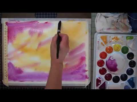 Watercolor Background Wash Tutorial Youtube
