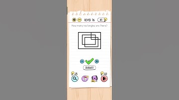 How many rectangle are there!| Brain test level 76