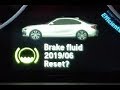 BMW Brake Service Reset