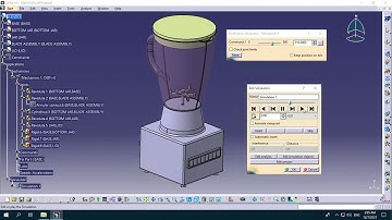 CATIA Simulation of a blender